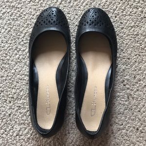 Black Wedges Dress Shoes- CL by Chinese Laundry